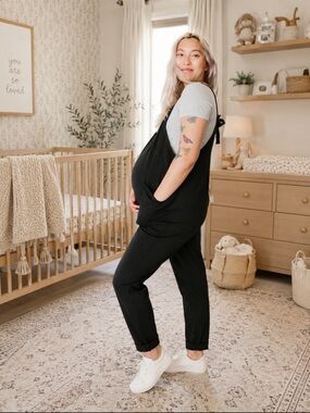 Storq Anytime Overalls Black Size 3 Maternity